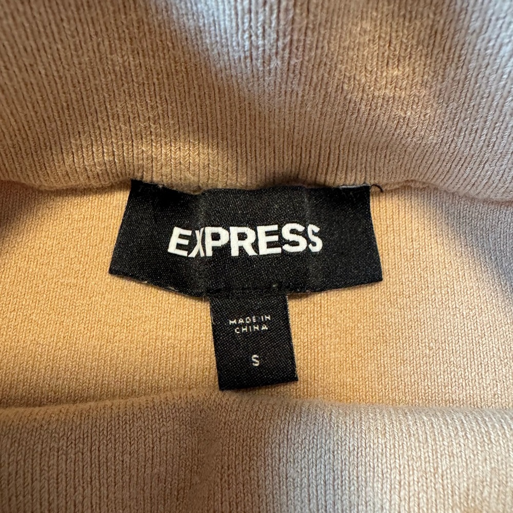 Express Cream Pencil Skirt - Picture 2 of 2